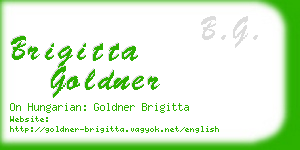 brigitta goldner business card